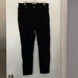 Madewell Black size 32 9’’ High-rise skinny